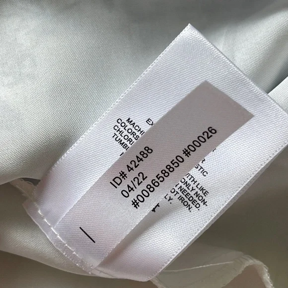 Express Off The Shoulder Top Women's L Blue Floral Balloon Sleeves Pleated - Picture 8 of 10